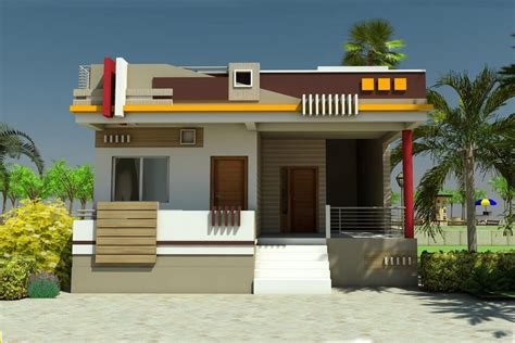 simple house front design village single floor|11 Village Single Floor Home Front Design .